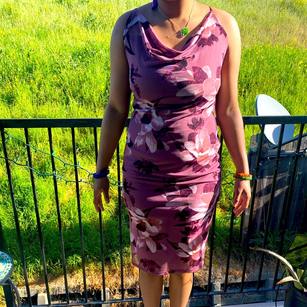 XL Print Midi Dress - New